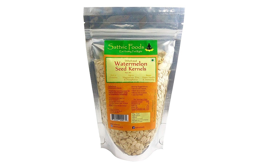 Sattvic foods Dehydrated Raw Watermelon Seed Kernel   Pack  250 grams